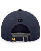 Nike Men's and Women's Navy Michigan Wolverines 2024 Sideline Club Adjustable Hat