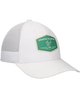 Ahead Men's White South Florida Bulls Brant Trucker Adjustable Hat