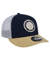 New Era Men's Navy Philadelphia Union Throwback Trucker Low Profile 9FIFTY Snapback Hat