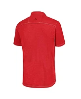 Tommy Bahama Men's Scarlet Ohio State Buckeyes Paradiso Cove Polo