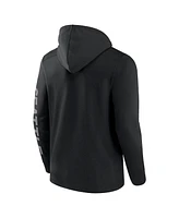 Fanatics Men's Black Seattle Mariners Ace Hoodie Full-Zip Sweatshirt