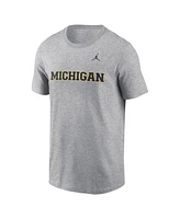 Jordan Men's Michigan Wolverines Primetime Evergreen Wordmark T-Shirt