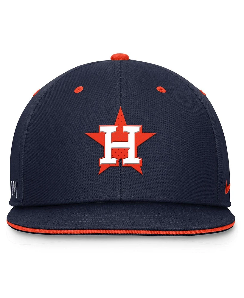 Nike Men's Navy Houston Astros Primetime Pro Performance Snapback Hat