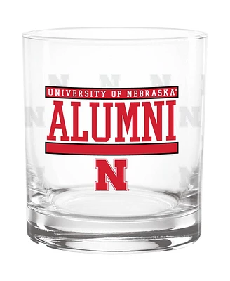 Indigo Falls Nebraska Huskers 14oz. Repeat Alumni Rocks Glass