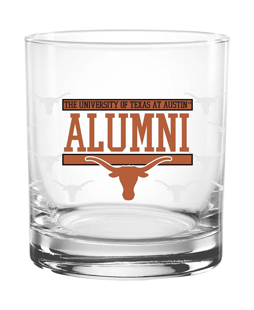 Indigo Falls Texas Longhorns 14oz. Repeat Alumni Rocks Glass