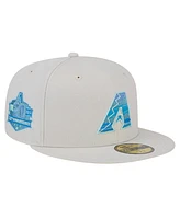 New Era Men's Khaki Arizona Diamondbacks Stone Mist 59FIFTY Fitted Hat