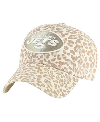 47 Brand Women's Natural New York Jets Panthera Clean Up Adjustable Hat