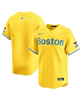 Nike Men's Gold Boston Red Sox City Connect Limited Jersey