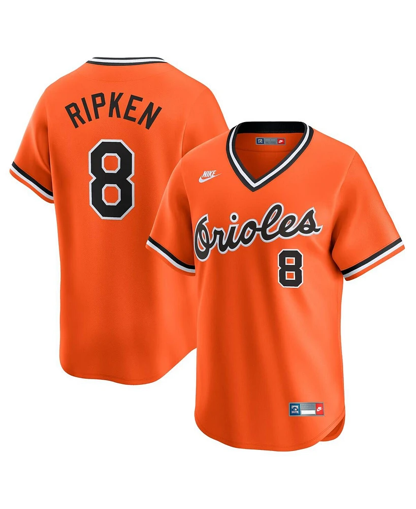 Nike Women's Orange Baltimore Orioles Cal Ripken Jr. Throwback Cooperstown Limited Jersey