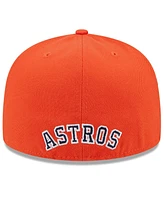 New Era Men's Navy/Orange Houston Astros Gameday Sideswipe 59FIFTY Fitted Hat