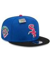 New Era Men's Royal/Black Chicago White Sox Watermelon Big League Chew Flavor Pack 9FIFTY Snapback Hat