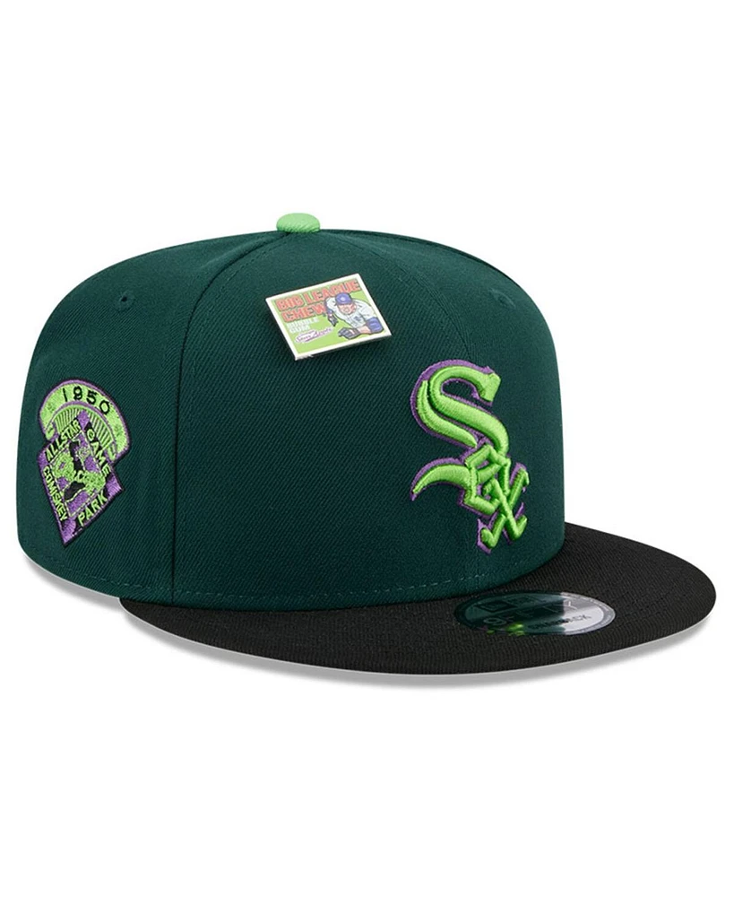 New Era Men's Green/Black Chicago White Sox Sour Apple Big League Chew Flavor Pack 9FIFTY Snapback Hat