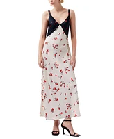 French Connection Women's Floramour Ennis Satin Lace-Up Dress