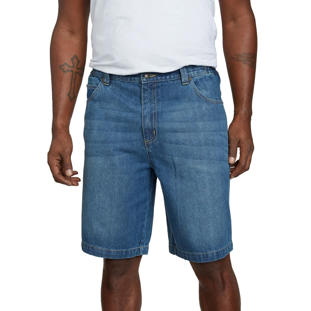 Liberty Blues Big & Tall by KingSize 5-Pocket Denim Shorts
