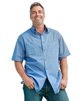 KingSize Big & Tall Easy Care Woven Sport Shirt