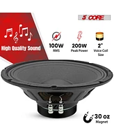 5 Core Speaker Subwoofer Pair 12 Inch Pair Pa Dj Subs 200W Max Pro Audio 8 Ohm 30 Oz Y30 Magnet Subwoofers Powerful Replacement Bass Sub Woofer