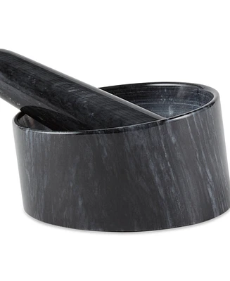 Rsvp International Black Marble Mortar Pestle Set