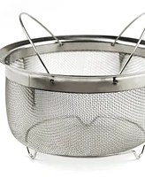 Rsvp International Endurance Stainless Steel 3 Quart Mesh Basket With Folding Handles