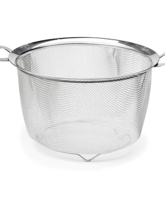 Rsvp International Endurance Stainless Steel 8 Quart Wide Rim Mesh Colander Basket