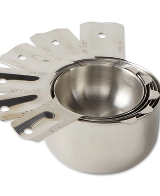 Rsvp International Endurance Stainless Steel 6 Piece Nesting Measuring Cup Set