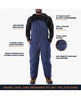 RefrigiWear Men's ChillBreaker Warm Lightweight Insulated High Bib Overalls