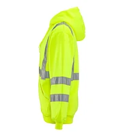 RefrigiWear Big & Tall Hi Vis Fleece Hooded Sweatshirt