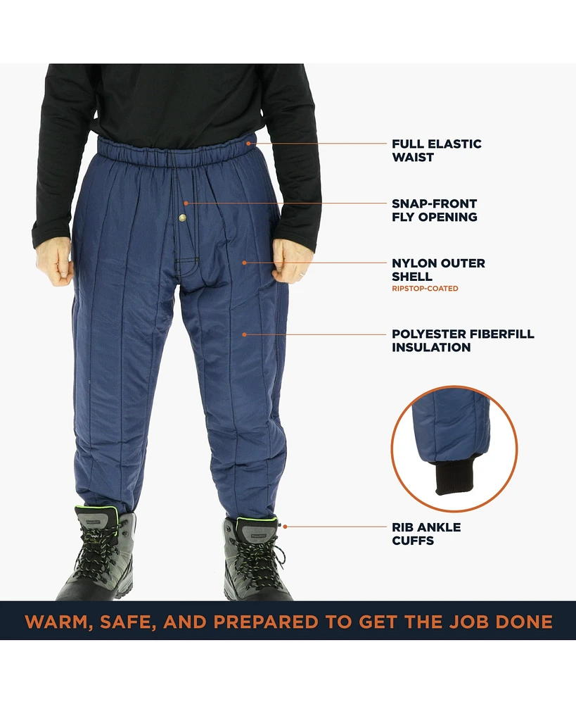 RefrigiWear Big & Tall Warm Insulated Cooler Wear Trousers - Cold Weather Work Pants
