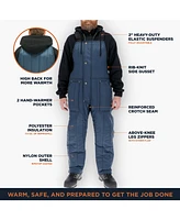 RefrigiWear Men's Cooler Wear Fiberfill Insulated Bib Overalls