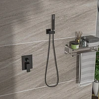 Ceiling Shower Set - Inch Square Shower Set, Dual Shower Heads