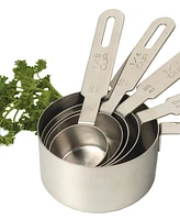 Rsvp International Endurance Stainless Steel 5 Piece Measuring Cup Set