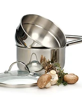 Rsvp International Endurance Stainless Steel 3 Piece 2 Qt Double Boiler