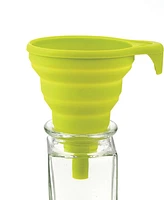 Rsvp International Silicone 5.25" D Collapsible Green Funnel