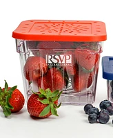 Rsvp International 2 Piece Bisphenol A-Free Plastic Berry Keeper Set