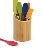 Rsvp International Wood 6" D x 8" H Biased Tool Holder