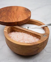 Rsvp International Olive Wood 8 ounce Salt Box