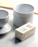 Rsvp International Stoneware White 3.7" Diameter Butter Pot