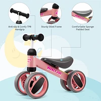 Costway Baby Balance Bike Toddler Riding Toys 4 Wheels