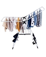 Costway Laundry Clothes Storage Drying Rack Portable Folding Dryer Hanger Heavy Duty