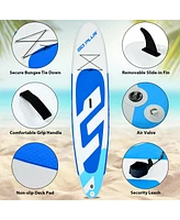 Costway 11' Inflatable Stand up Paddle Board Surfboard Water Sport Surfboard