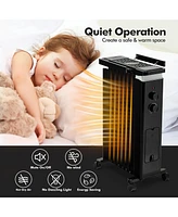 Costway 1500W Oil Filled Radiator Heater Electric Space
