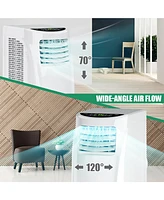 Costway 5500 Btu (8000BTU Ashrae) Portable Air Conditioner & Dehumidifier Function Remote