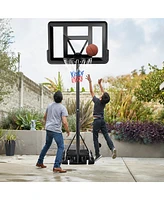 Costway Portable Basketball Hoop Stand Adjustable Height Shatterproof