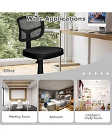 Costway Armless Office Chair Adjustable Swivel Computer Desk Chair