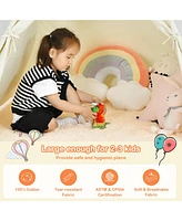 Kids Canvas Play Tent Foldable Playhouse Toys for Indoor Outdoor