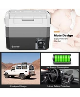 70 Quart Portable Electric Car Cooler Refrigerator Compressor Freezer Camping