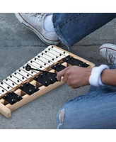 27 Note Foldable Glockenspiel Xylophone Aluminum Music Instrument
