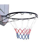 Costway 10ft 43'' Backboard In/outdoor Adjustable Height Basketball