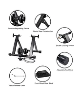 Costway Magnetic Indoor Bicycle Bike Trainer Exercise Stand 8 levels of Resistance