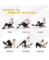 Costway Core Ab Trainer Bench Abdominal Stomach Exerciser Workout