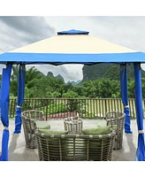 13'x13' Gazebo Canopy Shelter Awning Tent Patio Garden Outdoor Companion